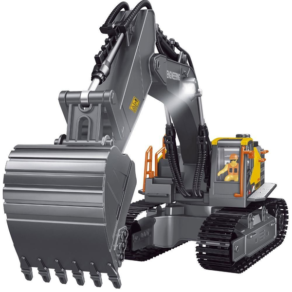 Buddy Toys BRC 18.531 RC Elektromos Kotrógép - Szürke/Sárga