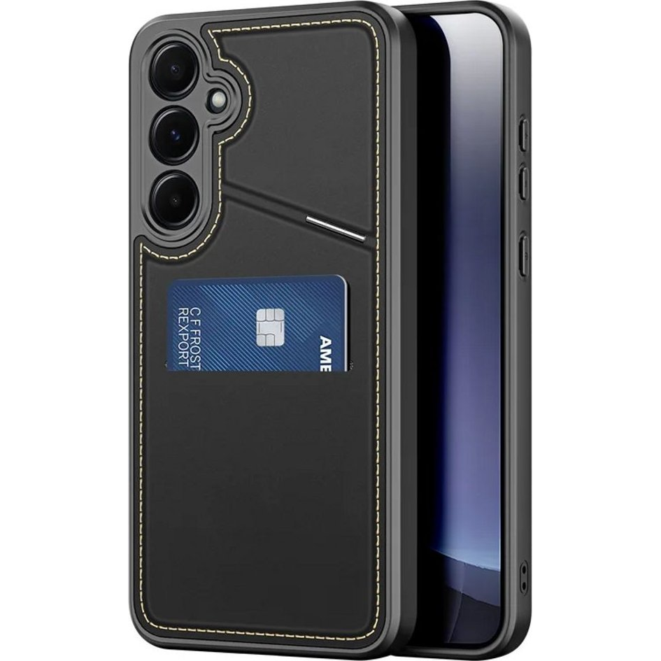 Samsung S25 Plus Dux Ducis Rafi Ii Mag Szilikon Telefonvédő Kitámasztó, Magsafe, Fekete (6971824161281)