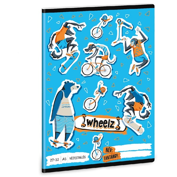 Ars Una Wheelz 23 (5262) A5 27-32 kockás füzet (53632623)
