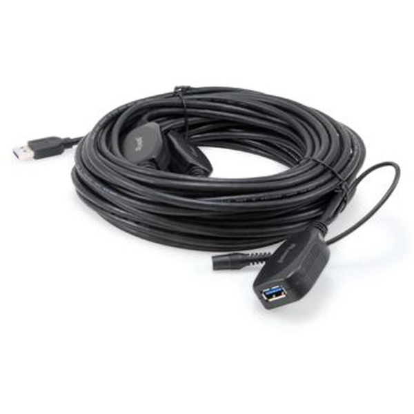 Equip 133348 USB-kabel USB 3.2 Gen 1 (3.1 Gen 1) 15 m USB A Sort