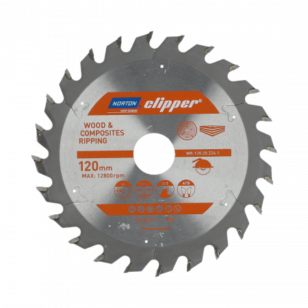 Körfűrész Norton 355mm x 30mm x 24z fa