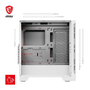 MSI MAG FORGE 320R AIRFLOW Micro Tower Бяла
