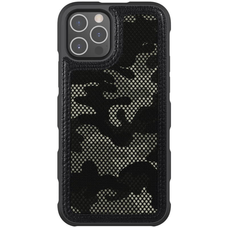 Nillkin Camo Apple iPhone 12/12 Pro Védőtok - Fekete (GP-100840)