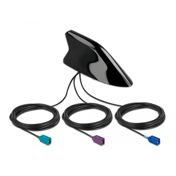 DELOCK Shark Fin Antenne mit LTE + WLAN + GNSS Multiband