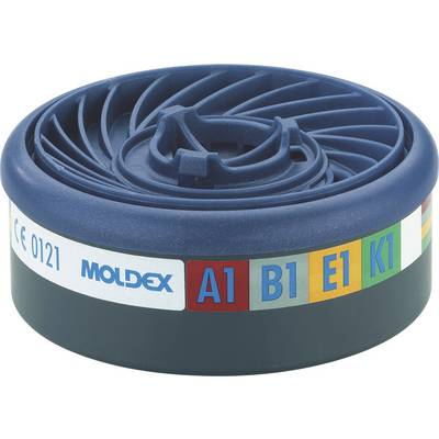 Moldex 940001 EasyLock® gázszűrő Szűrőosztály/Védelmi fok: A1B1E1K1 10 db (940001)