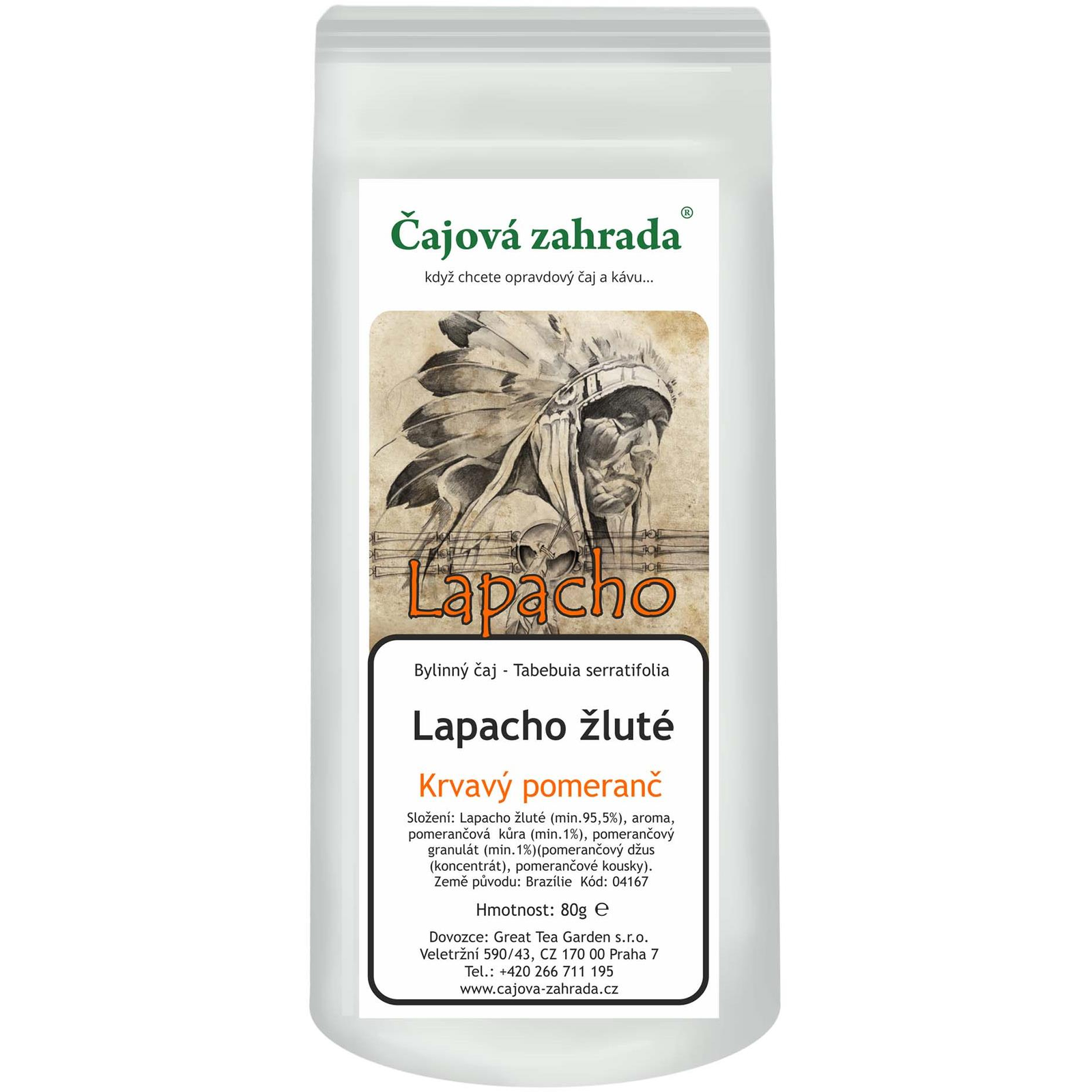 Tea Garden Lapacho Yellow Blood Orange 500 g (05167)