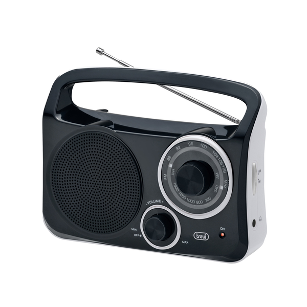 Преносимо AM/FM двулентово радио, RA 762, черно, Trevi 4XC