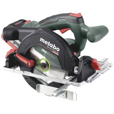 Metabo KS 18 LTX 57 BL Akkus kézi körfűrész Vágási mélység max. (90°) 57 mm 2. akkuval, Töltővel, Hordtáskával 18 V 8.0 Ah (611857810) (611857810)