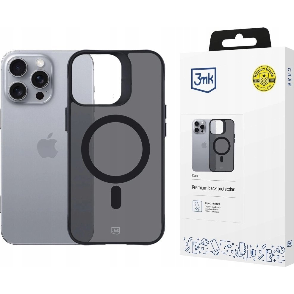 3mk Smoke MagCase Apple iPhone 16 Pro Max (5903108586689)