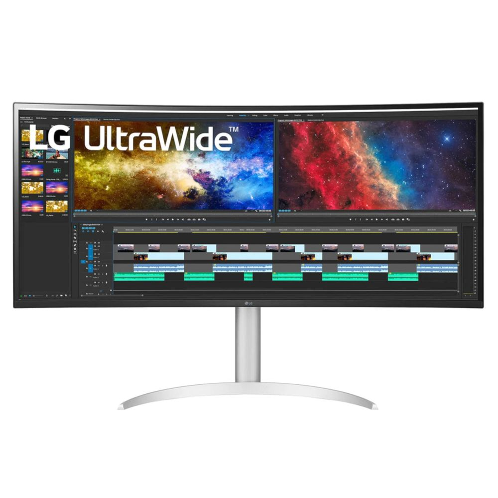 LG 38BQ85C-W 37,5" ultraszéles ívelt monitor Quad HD+ felbontással (38BQ85C-W.AEU)