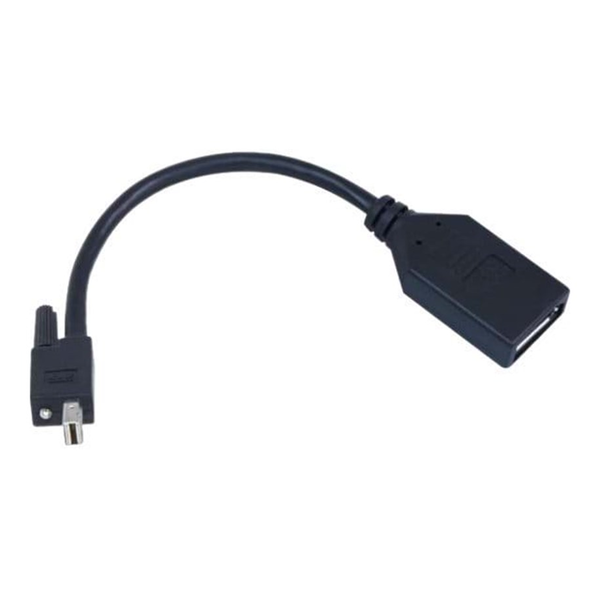 Matrox CAB-MDP-DPF DisplayPort kabel 0,2 m Mini DisplayPort Sort