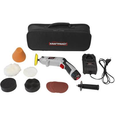 Dino KRAFTPAKET Multiplex Drehbar in Stabform  Akkus rotációs polírozógép 10.8 V 100 W 400 - 3000 fordulat/perc 80 mm (640256)