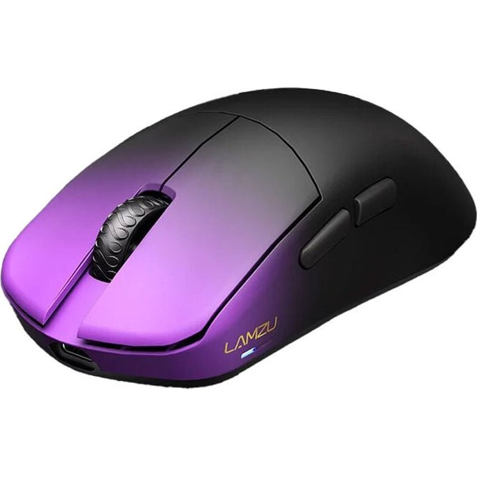 Lamzu Maya X 8K Gaming Vezeték Nélküli Egér - Optikai, Lila (6975637430114)