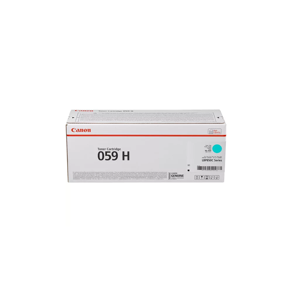 Canon 059 H tonercartridge 1 stuk(s) Origineel Cyaan