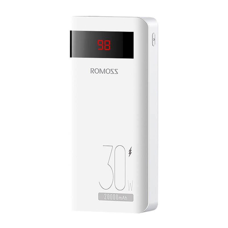 Romoss Sense 6PS Pro Power Bank 20000mAh 30W fehér (PSN20-191-1133H) (PSN20-191-1133H)