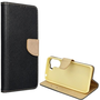 Gigapack Xiaomi Redmi 13C 5G kártyazsebes fliptok fekete-aranyszínű (GP-154127)