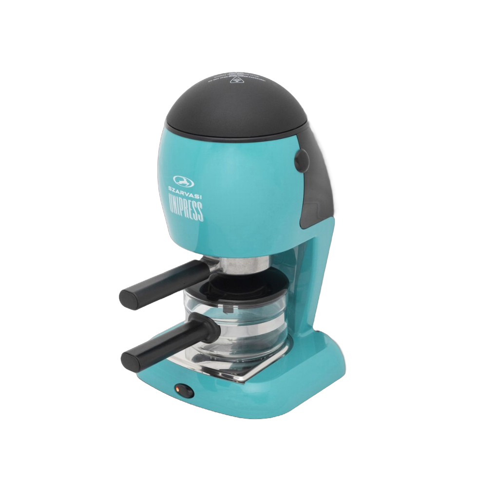 Szarvasi SZV-624 UniPress Eszpresszó Kávéfőző - Türkizkék (SZV624 TÜRKIZKÉK)