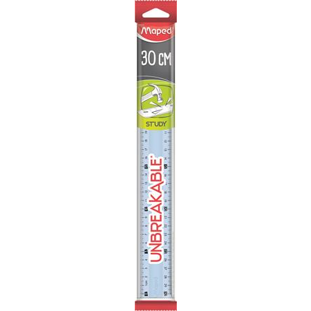Maped Study Unbreakable műanyag vonalzó - 30 cm (245610)