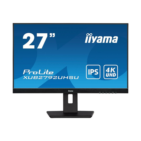 iiyama ProLite XUB2792UHSU-B5 компютърен монитор 68,6 см (27") 3840 x 2160 пиксела 4K Ultra HD LED Черен