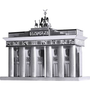 Metal Earth Brandenburgi kapu makett, 3D lézervágott fémmodell építőkészlet 502550