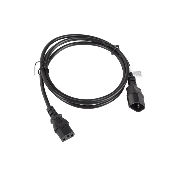 Prodlužovací napájecí kabel Lanberg IEC 320 C13 -> C14 1,8m VDE čern