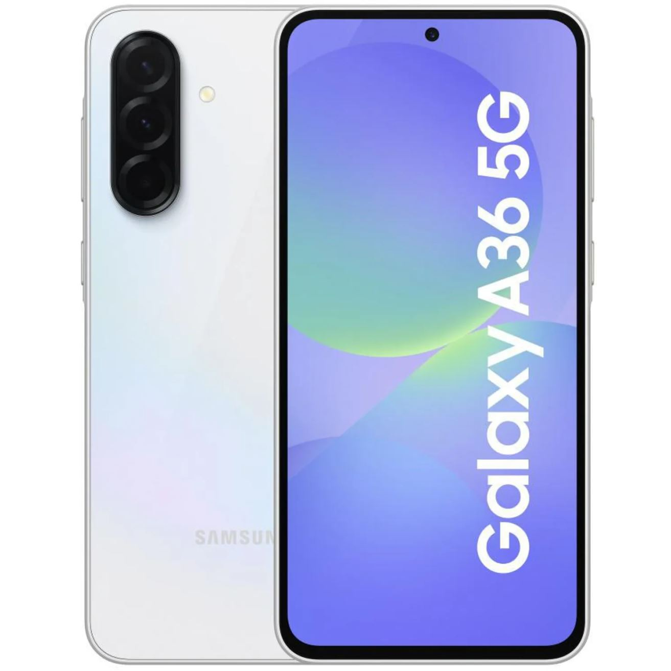 Samsung Galaxy A36 5G 6/128GB Dual-Sim mobiltelefon király fehér (SM-A366BZAB) (SM-A366BZAB)