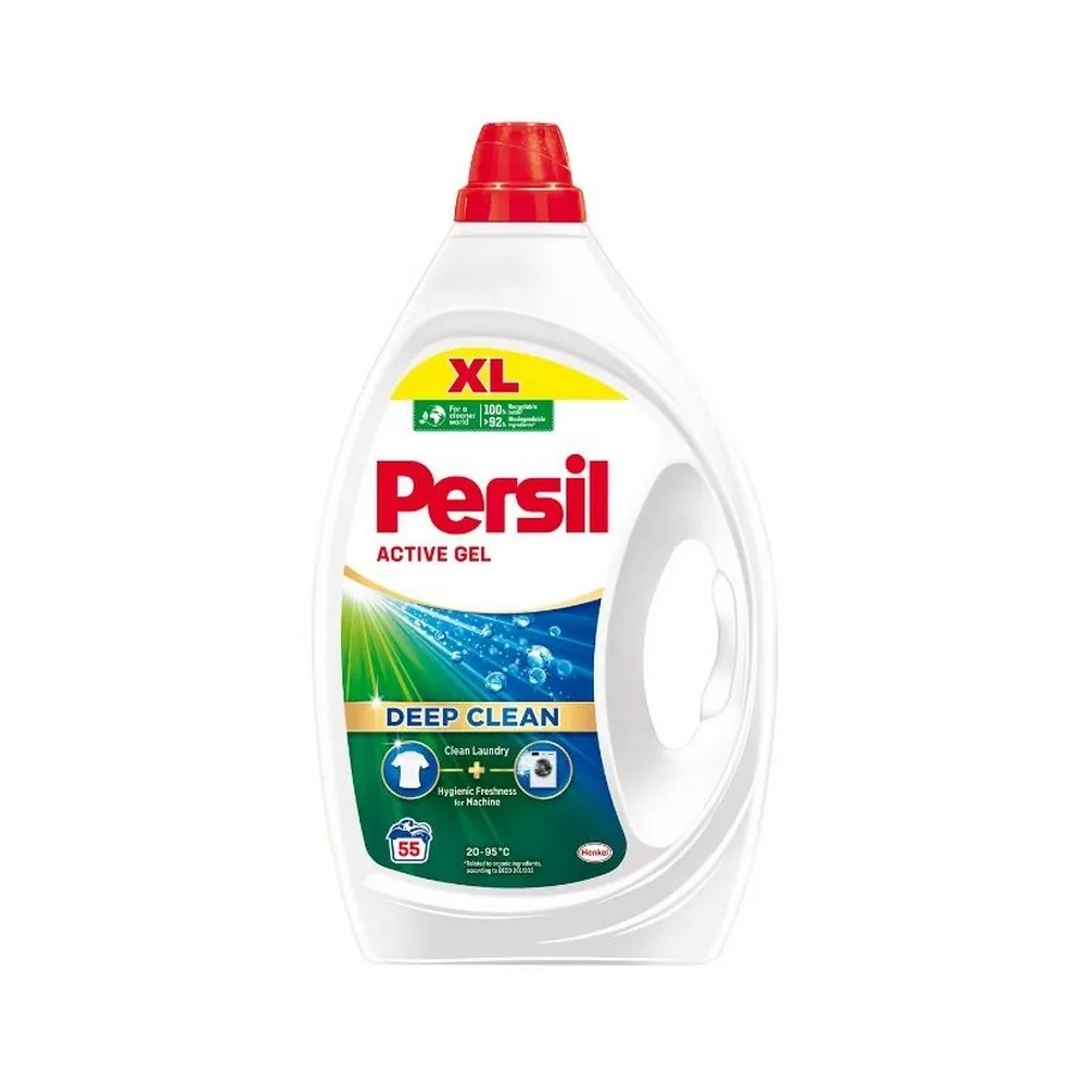 Persil Mosógél 2,475 liter (55 mosás) fehér ruhákhoz Gel Deep Clean (C64357) (C64357)