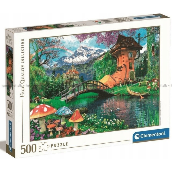Clementoni Puzzle 500 Darabos - A Régi Cipőházikó