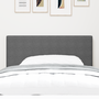 Tăblie Design Simplu Gri deschis 100 cm Textil CORDUROY