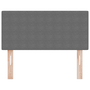 Tăblie Design Simplu Gri deschis 100 cm Textil CORDUROY