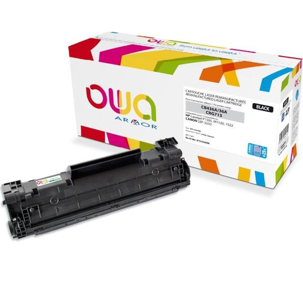OWA Armor Black nyomtatópatron HP LaserJet P1505