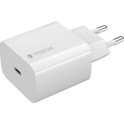 mophie 409908422 mobiltelefon töltő Laptop, Okostelefon, Táblagép Fehér Váltakozó áram Gyorstöltés Beltéri (MPH049WHT)