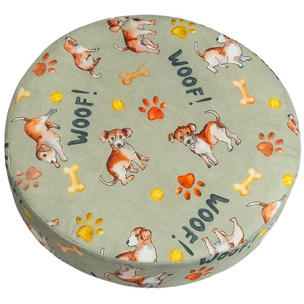 BELLATEX Seat cushion round 40 × 8 cm 89/527 dog