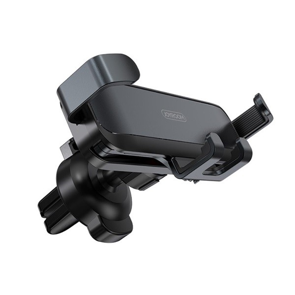 Стойка за телефон с монтаж на решетка за климатик, JOYROOM, ABS/Алуминий, Черна, 104x91x42 mm