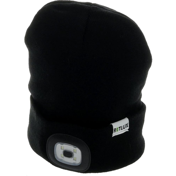 RETLUX RLB 100 VILÁGÍTÓ SAPKA, FEKETE