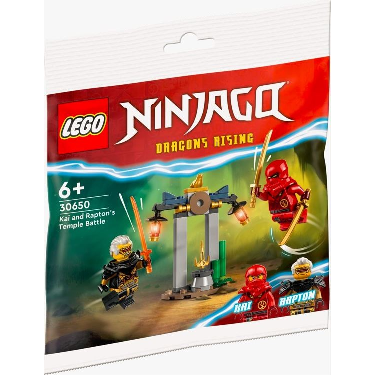 LEGO Ninjago Bitka Kaia a Raptona v chráme 30650