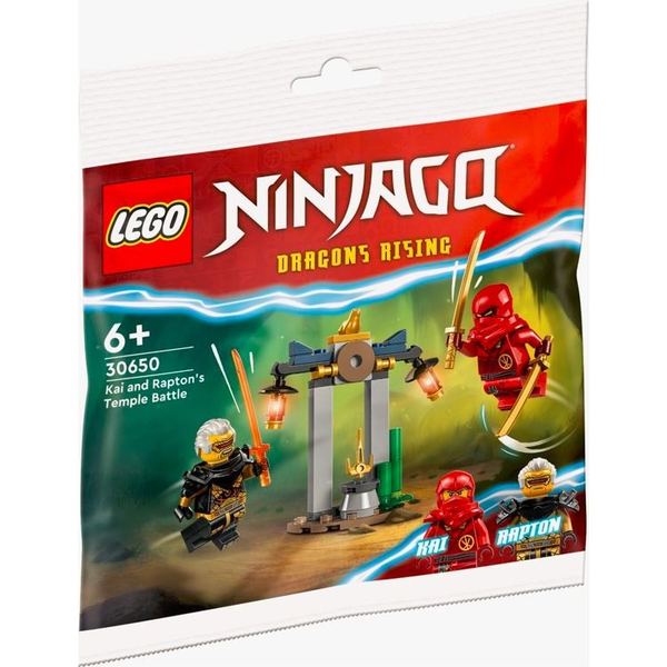 LEGO Ninjago Bitva Kaie a Raptona v chrámu 30650