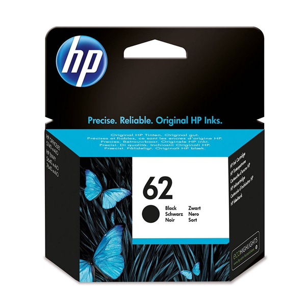 HP No. 62 Zwart 200 paginaÂ´s (Origineel)
