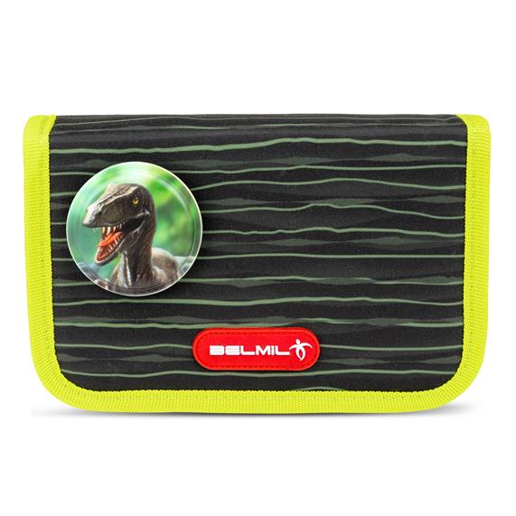 Belmil Tolltartó, klapnis, cipzáras,   "Prehistoric Times", többszínű, dinoszaurusz (BL3358810F)