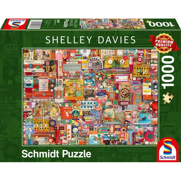 Schmidt Vintage haberdashery 1000db-os puzzle (59697)
