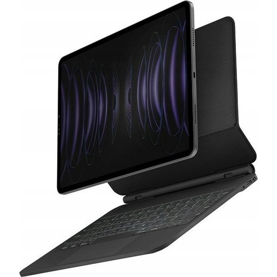 Uniq Venno Apple iPad Pro 11”(2022/21) / Air 10.9 (2022/20) mágneses bluetooth billentyűzet, fekete