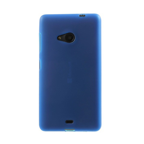Szilikon telefonvédő (matt) KÉK [Microsoft Lumia 535] (5996457553570)