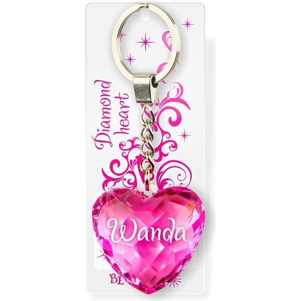 Breloczek Be Happy Brelok Serce Diamentowe - Wanda (BEHA0089)