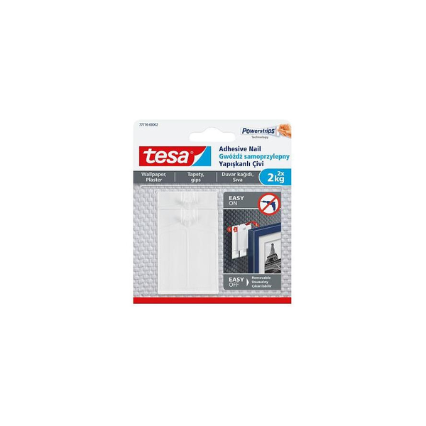 Tesa Klebenagel Tapete & Putz bis 2kg                   2St. (77776-00000-00)