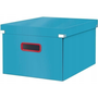 Leitz Click & Store Кутия за съхранение Правоъгълен Фазер, Полипропилен (PP) Син