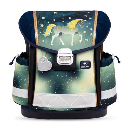 Belmil Classy Sparkling Unicorn Iskolatáska - Fekete