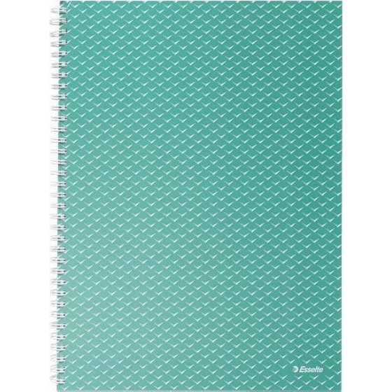 Esselte ColourBreeze A4 kockás zöld spirálfüzet (628477)