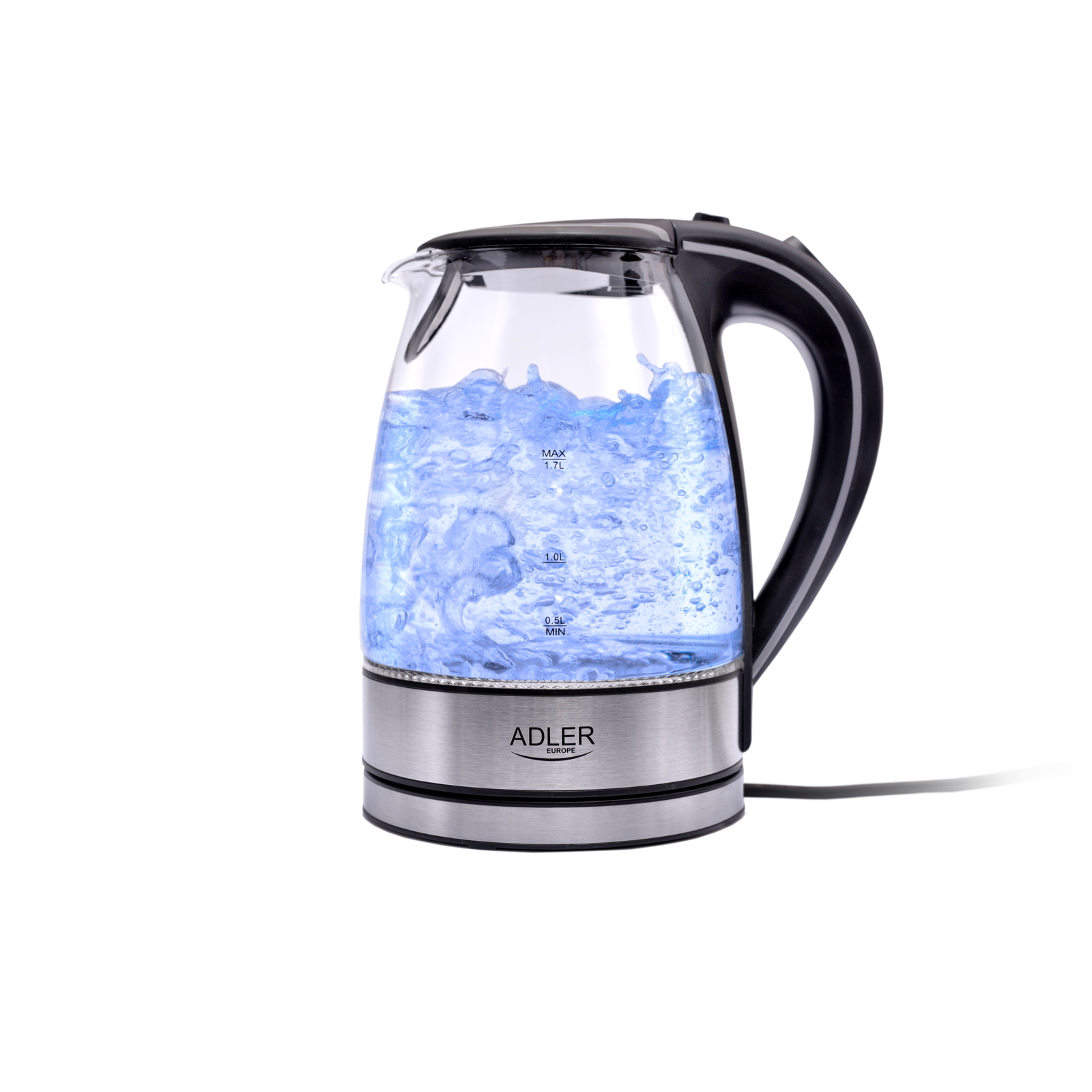 Adler AD 1225 1.7L Vízforraló Inox (AD1225)