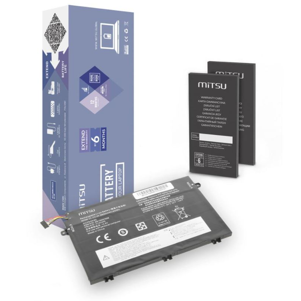 MITSU BC/LE-E480 Lenovo Notebook akkumulátor 40 Wh