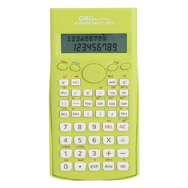 Deli Core DL-1710 tudományos számológép 240 funkció világoszöld (DEL01710Z) (DEL01710Z)